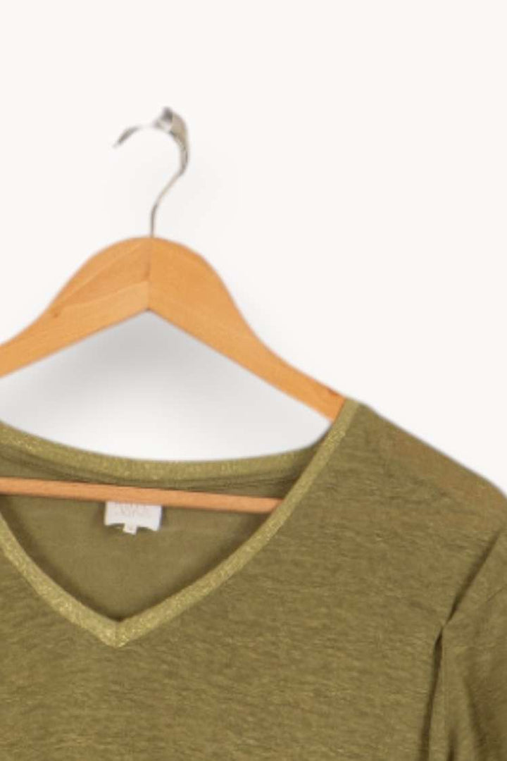 T-shirt Vert - Taille XS/34 de la marque Karl Marc John | PARAD36424 - Vendu par Paradigme - Image 3
