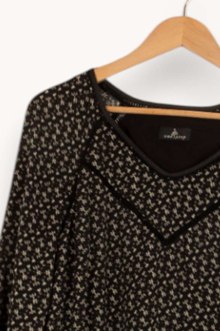 Robe noire à motif - Taille XL/42 de la marque One Step | PARAD36428 - Vendu par Paradigme - Image 3