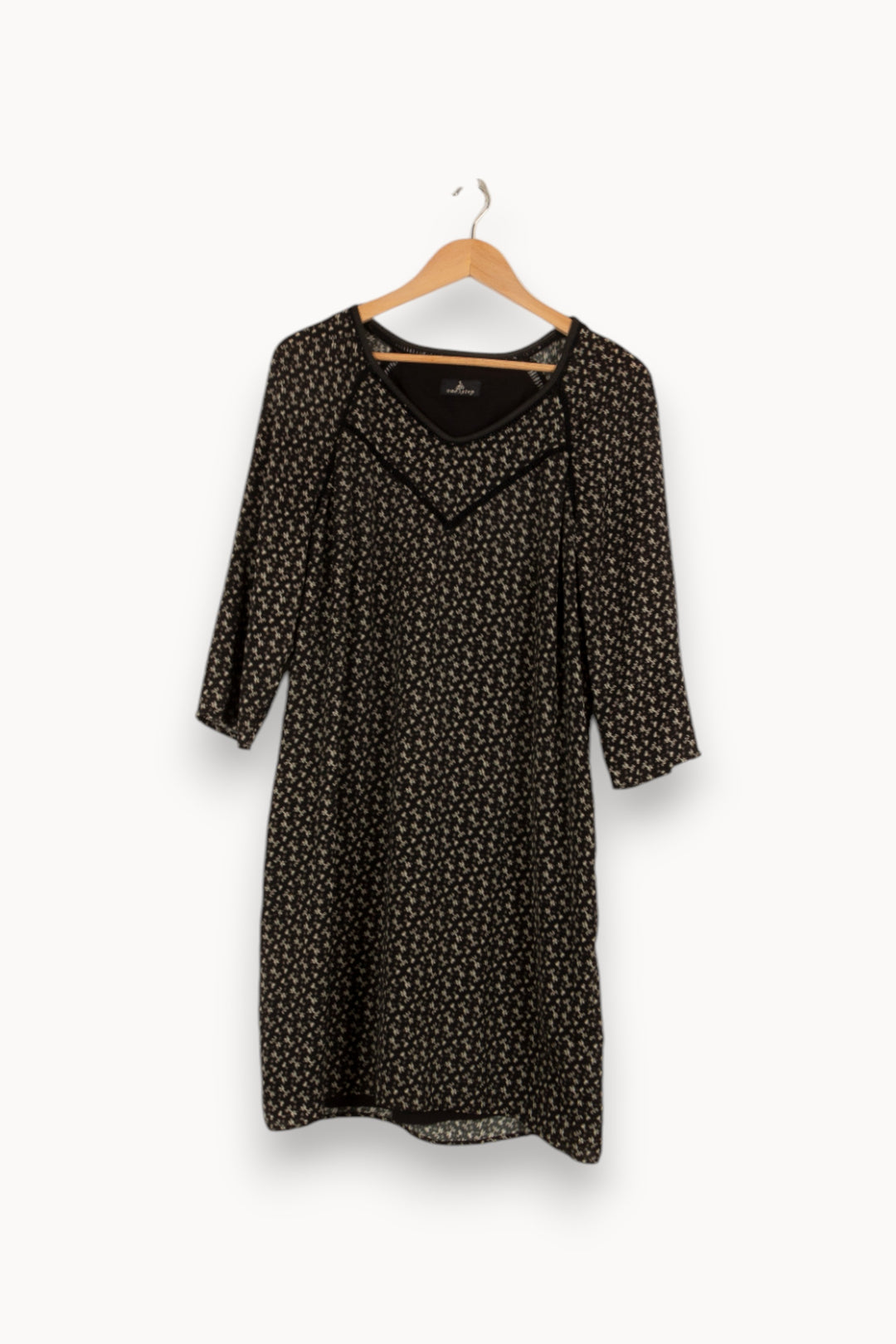 Robe noire à motif - Taille XL/42 de la marque One Step | PARAD36428 - Vendu par Paradigme - Image 2