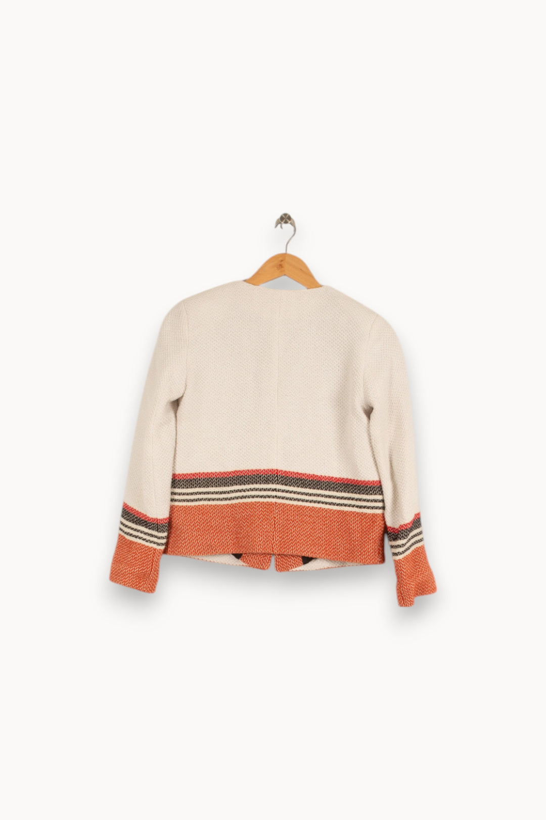 Veste blanche et rouge - Taille S/36 de la marque Sandro | PARAD36438 - Vendu par Paradigme - Image 3