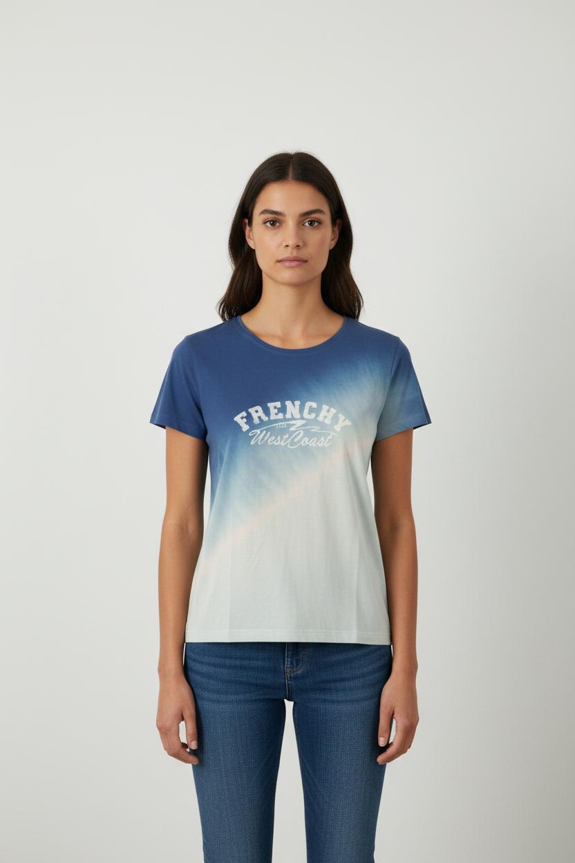 T-shirt bleu - Taille L/40
