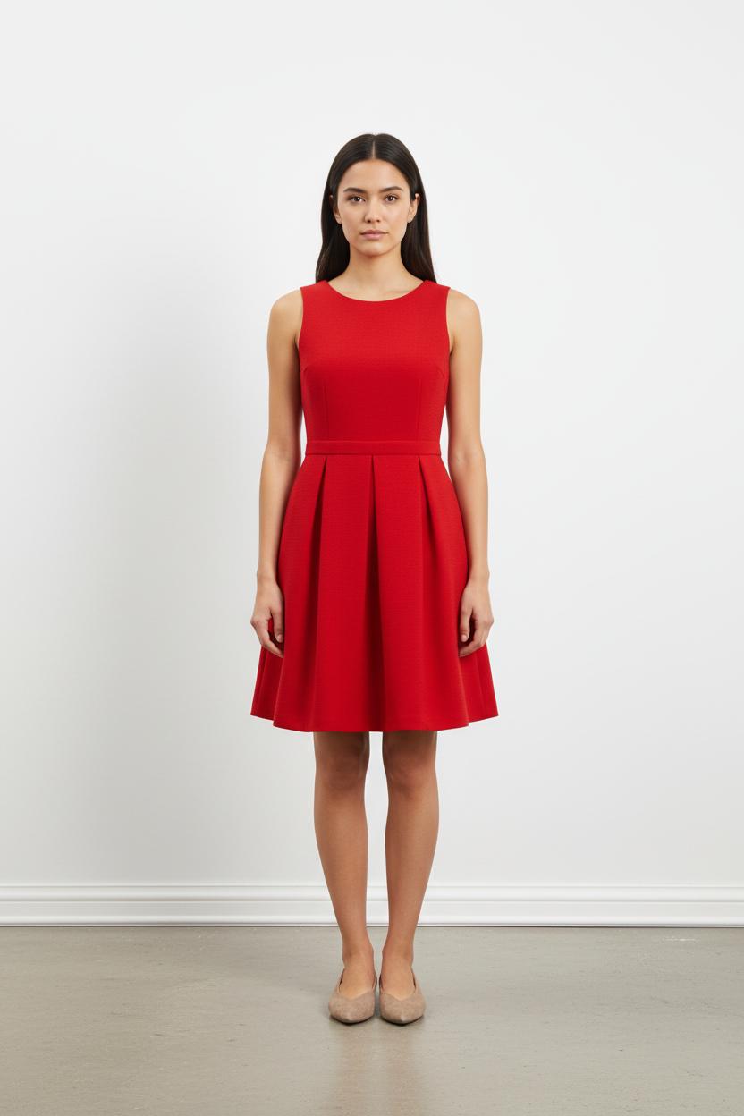 Robe Évasée Rouge - Taille S/36