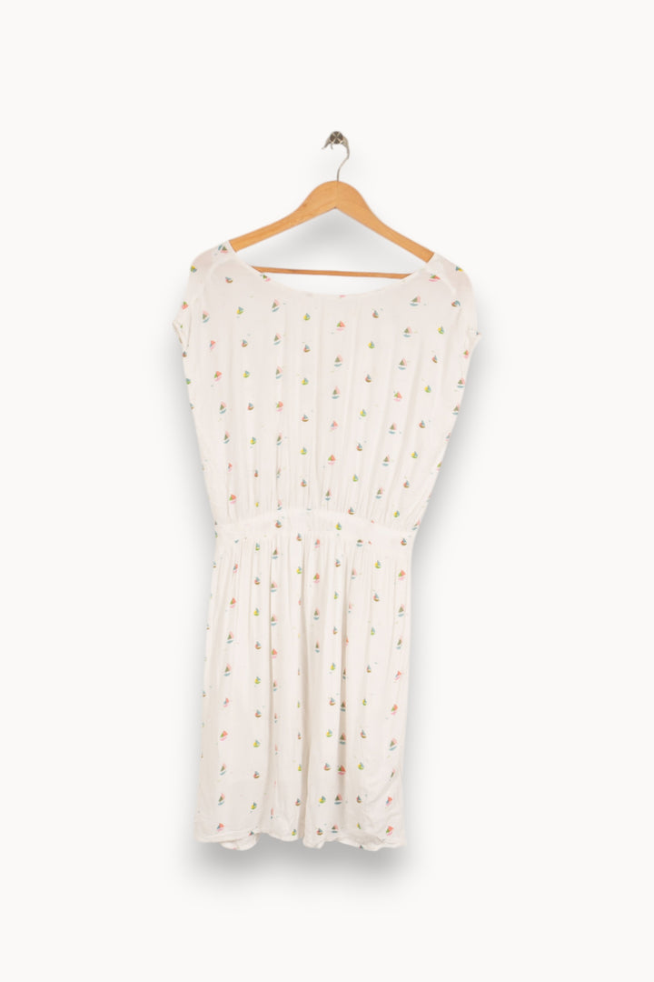 Robe blanche à motifs - Taille S/36 de la marque La Petite Etoile | PARAD36454 - Vendu par Paradigme - Image 4