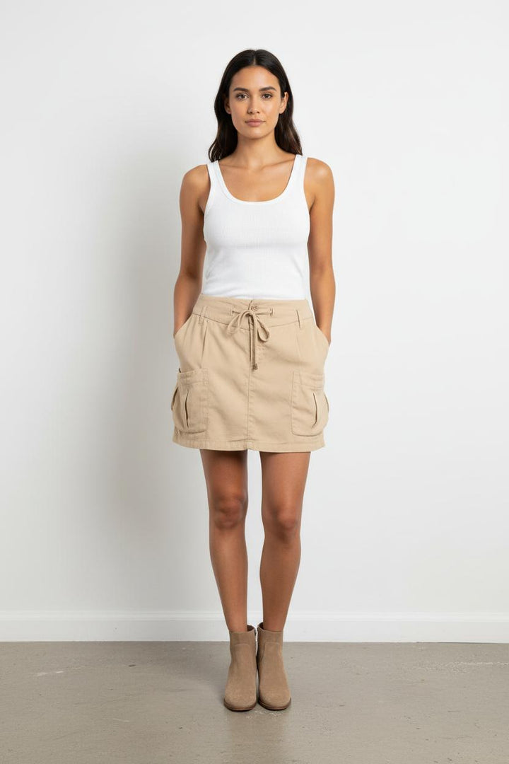 Jupe beige - Taille L/40