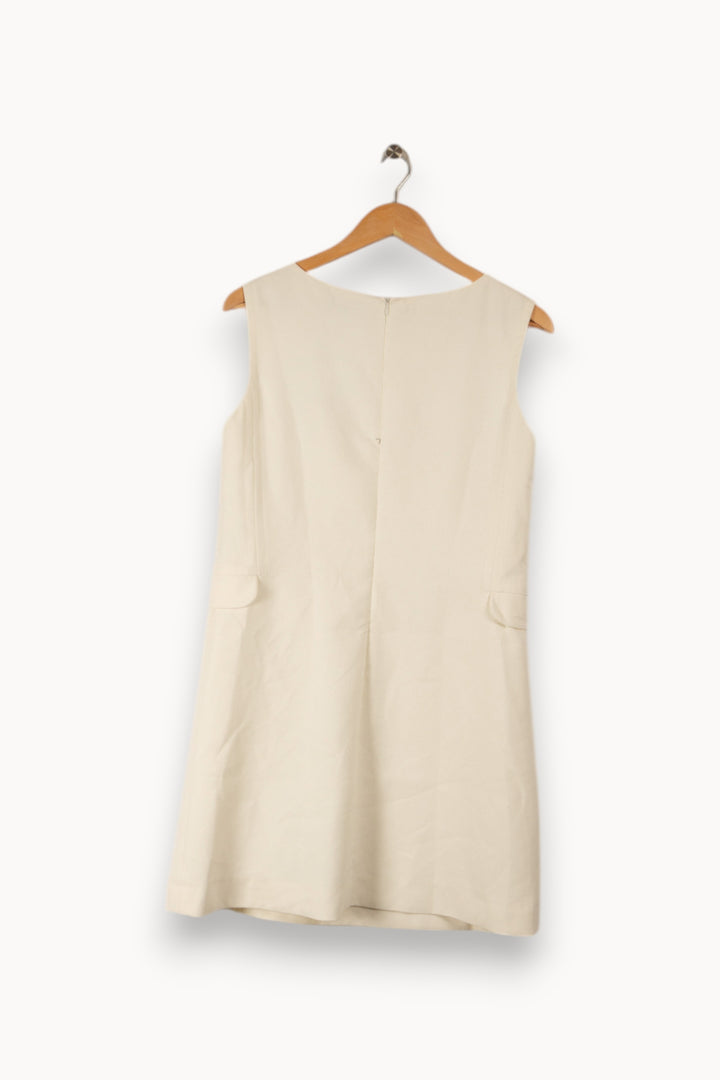 Robe Blanc - Taille XL/42 de la marque Tara Jarmon | PARAD36628 - Vendu par Paradigme - Image 3