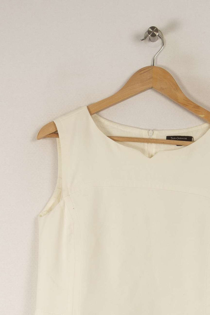 Robe Blanc - Taille XL/42 de la marque Tara Jarmon | PARAD36628 - Vendu par Paradigme - Image 2
