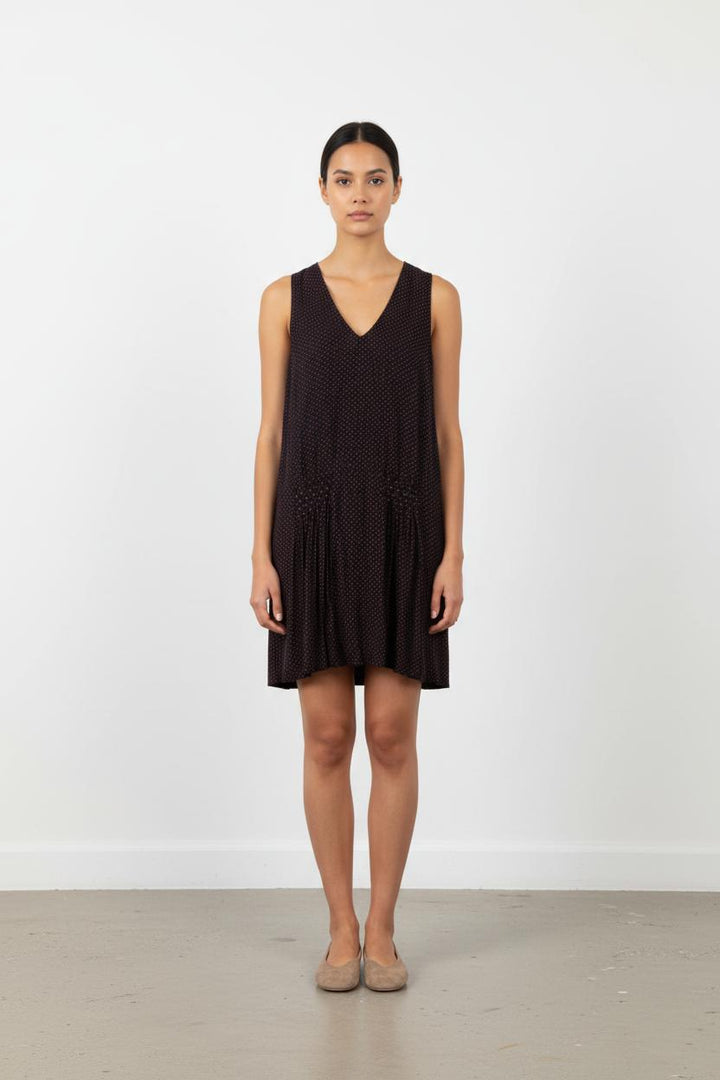 Robe bleue à motifs - Taille S/36