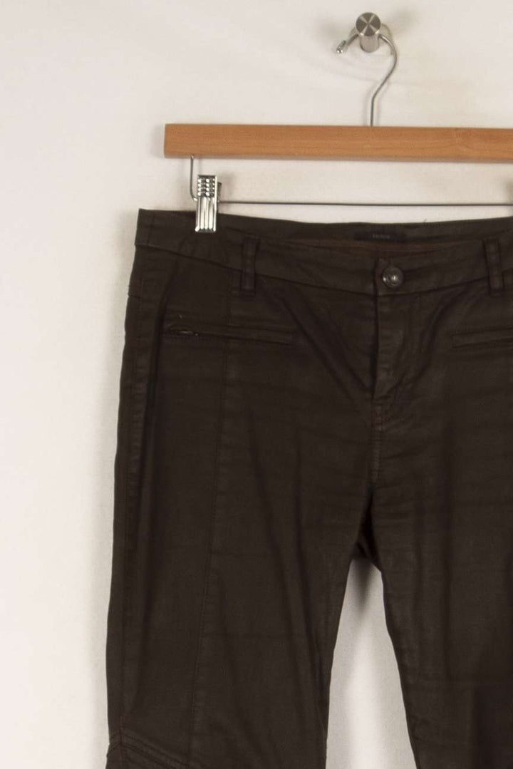 Jean Marron - Taille M/38 de la marque IKKS | PARAD37035 - Vendu par Paradigme - Image 2