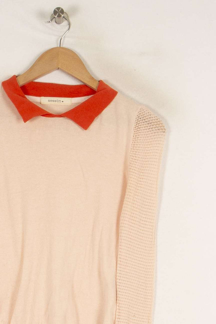 Pull Rose - Taille XS/34 de la marque Sessùn | PARAD37039 - Vendu par Paradigme - Image 2