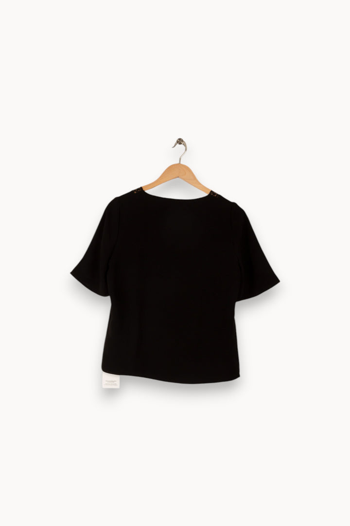 Blouse noire - Taille S/36 de la marque Sézane | PARAD37043 - Vendu par Paradigme - Image 3