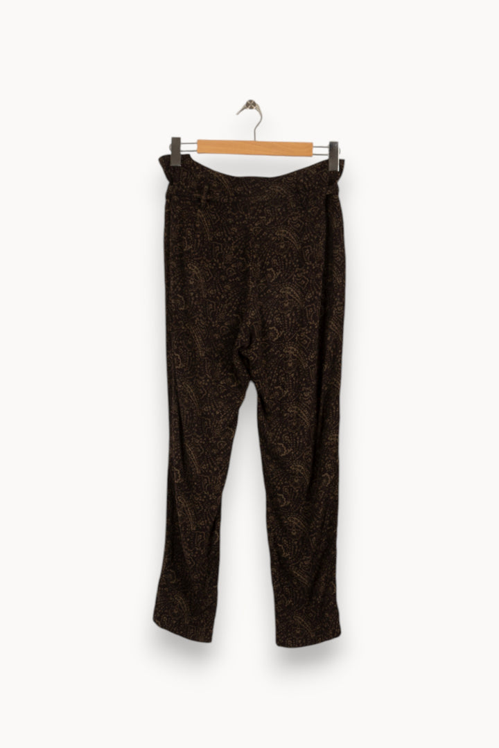 Pantalon noir à motif - Taille L/40 de la marque IKKS | PARAD37068 - Vendu par Paradigme - Image 4