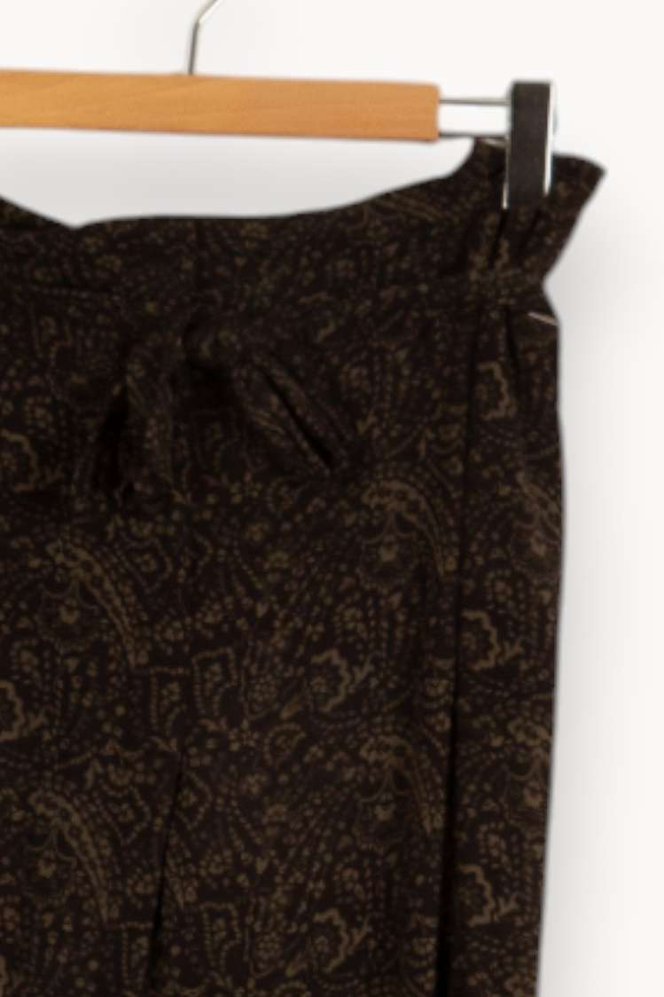 Pantalon noir à motif - Taille L/40 de la marque IKKS | PARAD37068 - Vendu par Paradigme - Image 3