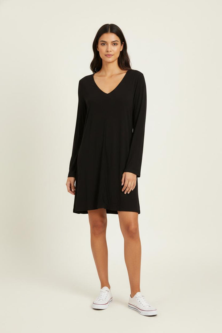 Robe noire - Taille L/40 de la marque American Vintage | PARAD37073 - Vendu par Paradigme - Image 1
