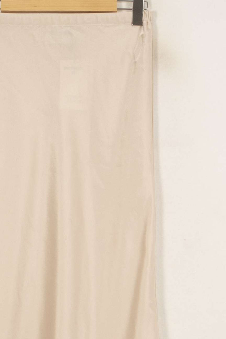 Jupe Satinée Beige - Taille S/36 de la marque Rosaé Paris | PARAD37153 - Vendu par Paradigme - Image 3