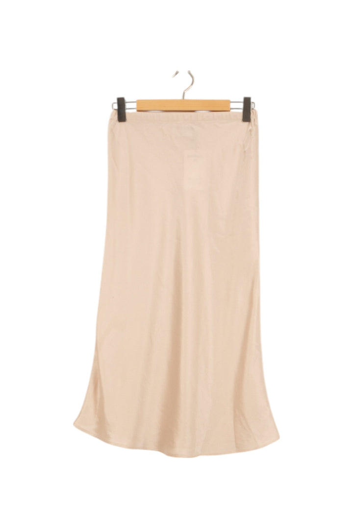 Jupe Satinée Beige - Taille S/36 de la marque Rosaé Paris | PARAD37153 - Vendu par Paradigme - Image 2