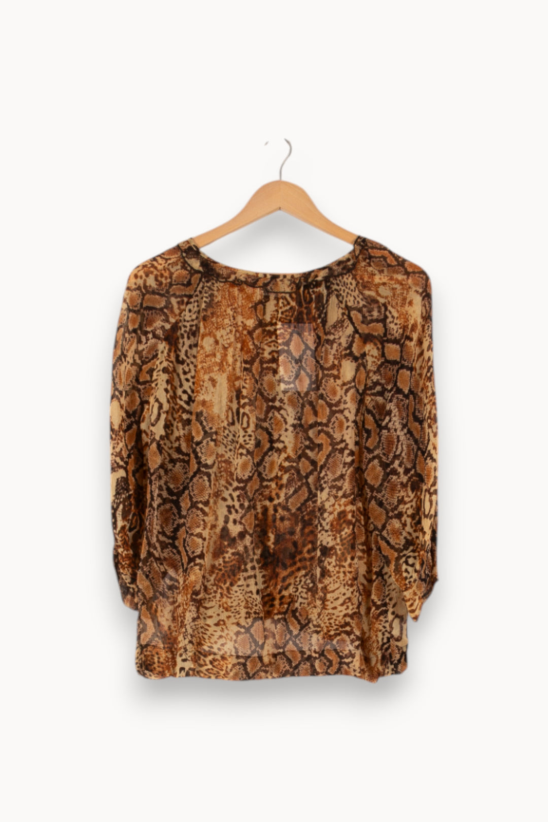 Blouse Marron - Taille S/36 de la marque ba&sh | PARAD37156 - Vendu par Paradigme - Image 4