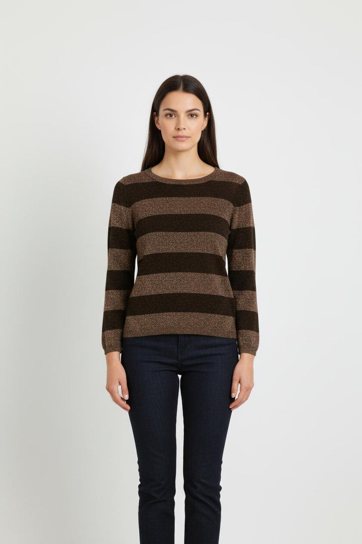 Pull Marron et Noir - Taille S/36