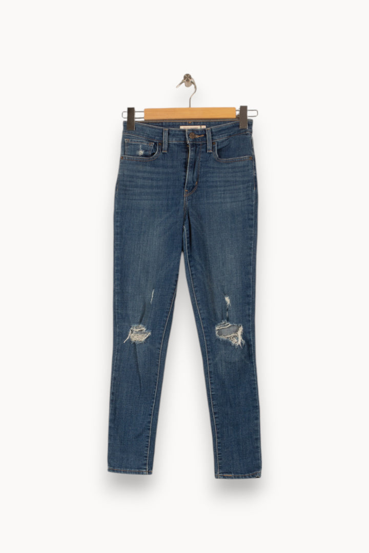 Jean Droit Bleu - Taille M/38 de la marque Levi's | PARAD37166 - Vendu par Paradigme - Image 2
