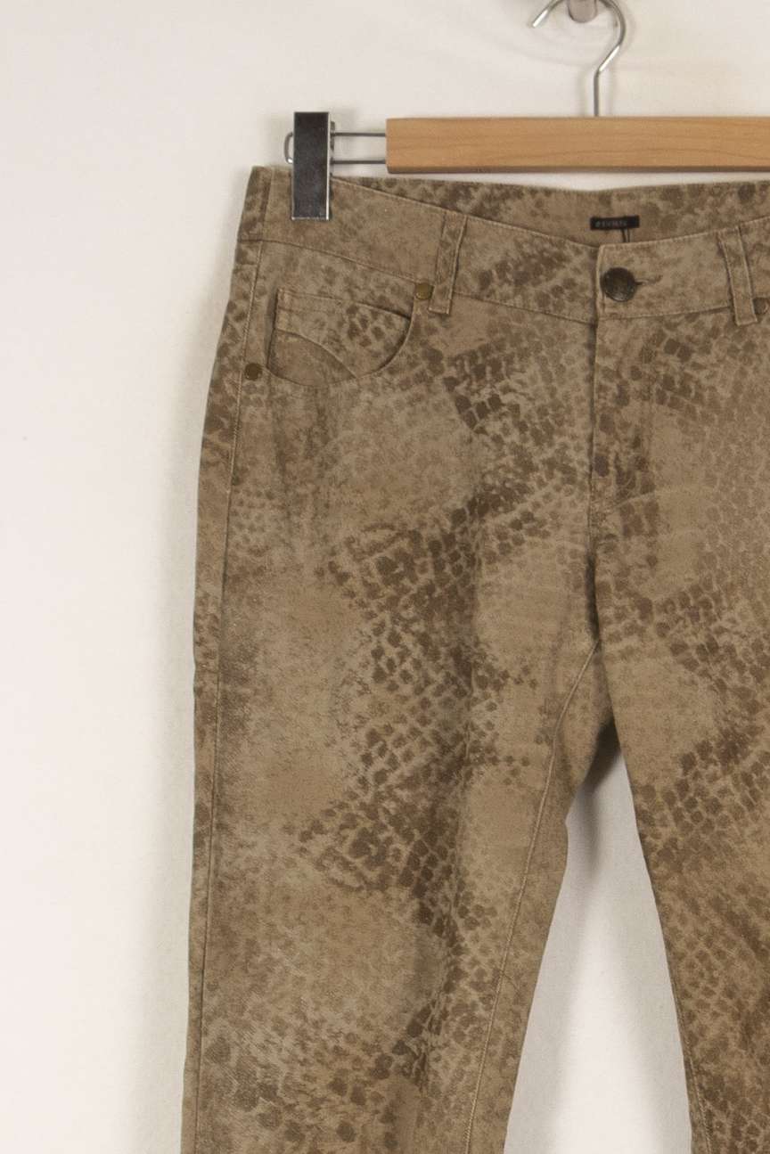 Pantalon beige à motif - Taille M/38 de la marque IKKS | PARAD37170 - Vendu par Paradigme - Image 2