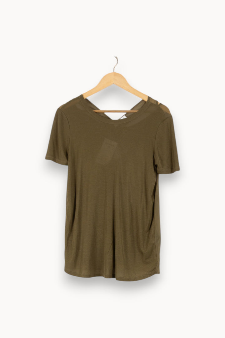 T-shirt Vert - Taille M/38 de la marque Sandro | PARAD37181 - Vendu par Paradigme - Image 2