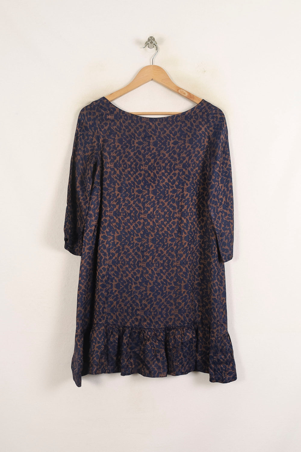 Robe Courte Bleue et Marron - Taille XS/34 de la marque Sézane | PARAD37262 - Vendu par Paradigme - Image 2