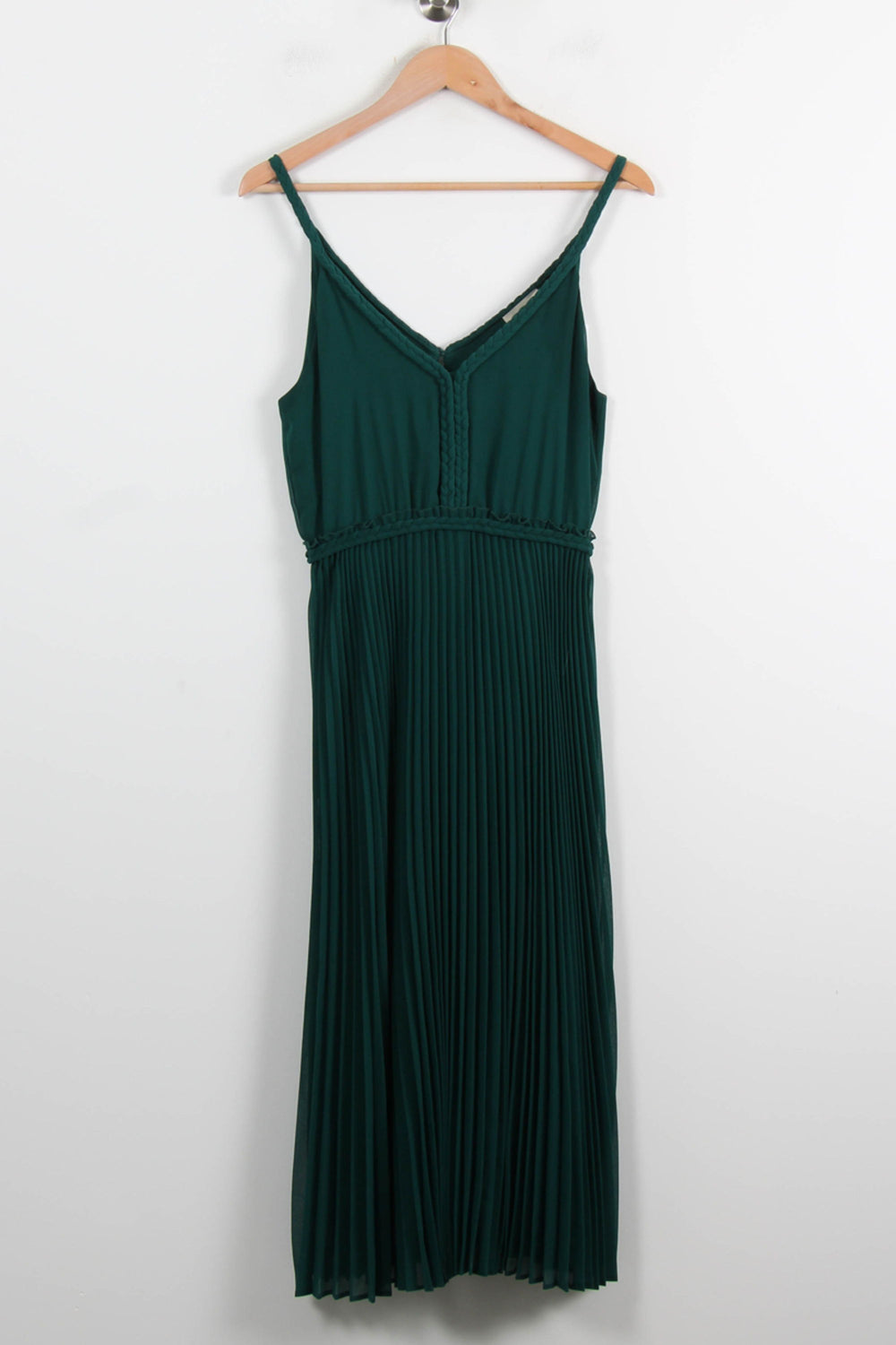 Robe Plissée Verte - Taille S/36 de la marque Sézane | PARAD37271 - Vendu par Paradigme - Image 2