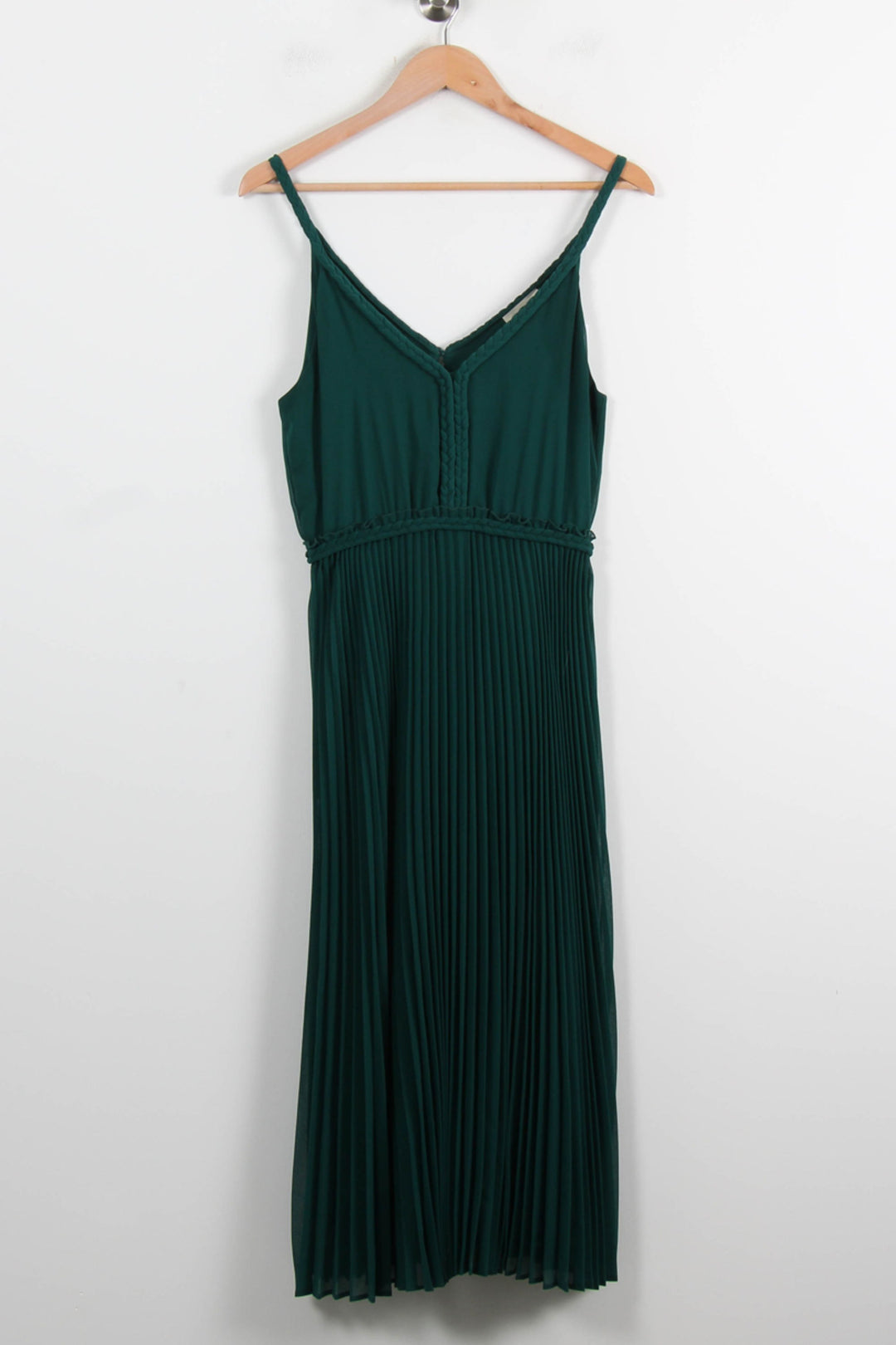 Robe Plissée Verte - Taille S/36 de la marque Sézane | PARAD37271 - Vendu par Paradigme - Image 2
