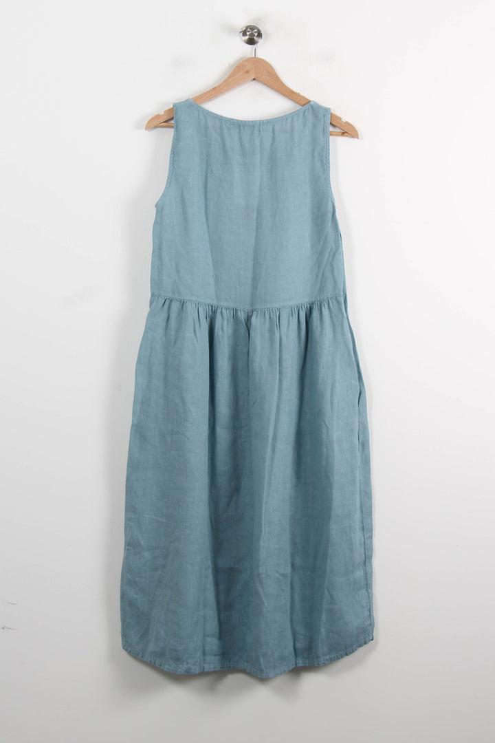 Robe Midi Bleue - Taille M/38 de la marque La Fée Maraboutée | PARAD37281 - Vendu par Paradigme - Image 4
