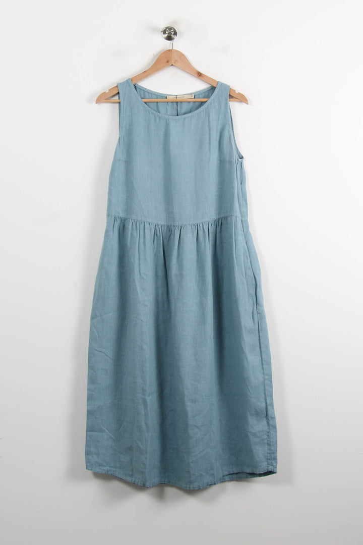 Robe Midi Bleue - Taille M/38 de la marque La Fée Maraboutée | PARAD37281 - Vendu par Paradigme - Image 2
