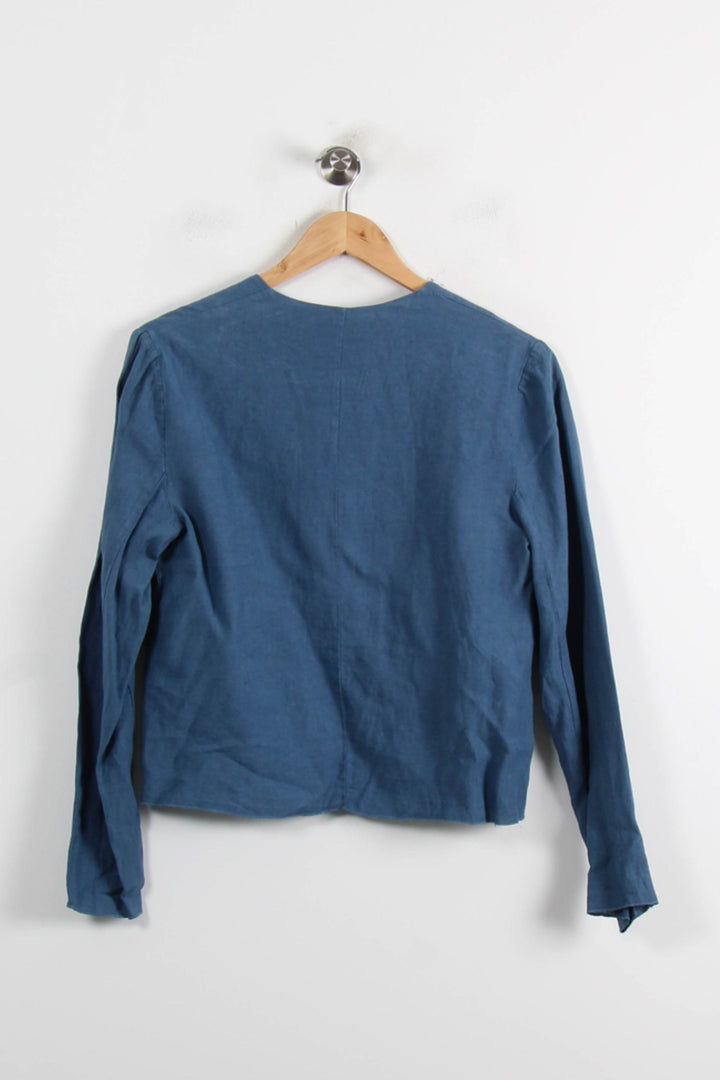 Veste Bleu - Taille M/38 de la marque La Fée Maraboutée | PARAD37282 - Vendu par Paradigme - Image 4