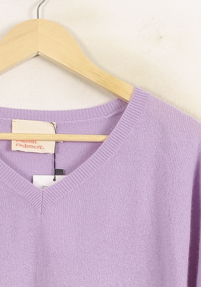 Pull Violet - Taille M/38 de la marque Absolut Cashmere | PARAD37287 - Vendu par Paradigme - Image 3