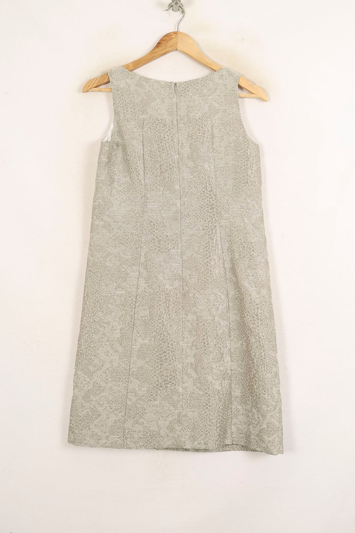 Robe Droite Grise - Taille S/36 de la marque Tara Jarmon | PARAD37288 - Vendu par Paradigme - Image 4