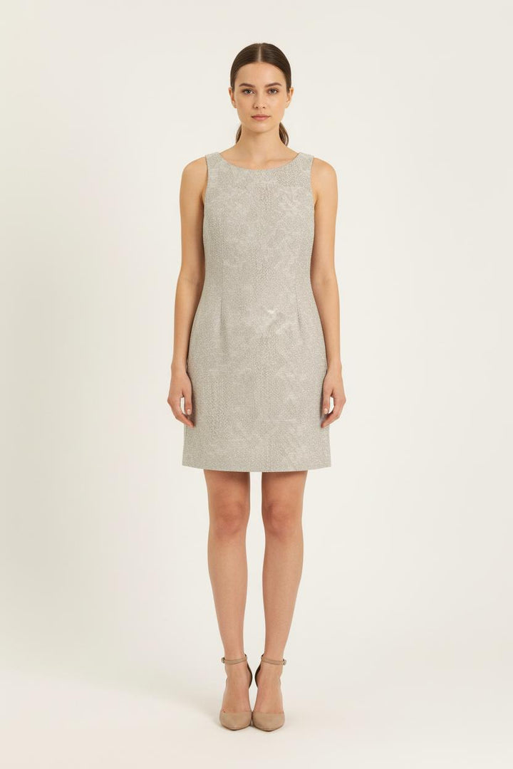 Robe Droite Grise - Taille S/36 de la marque Tara Jarmon | PARAD37288 - Vendu par Paradigme - Image 1