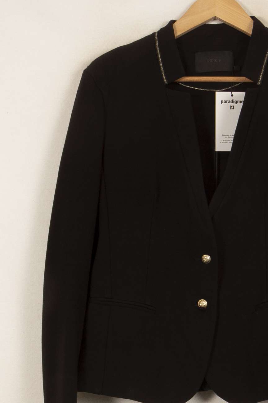 Veste Noire - Taille M/38 de la marque IKKS | PARAD37301 - Vendu par Paradigme - Image 3