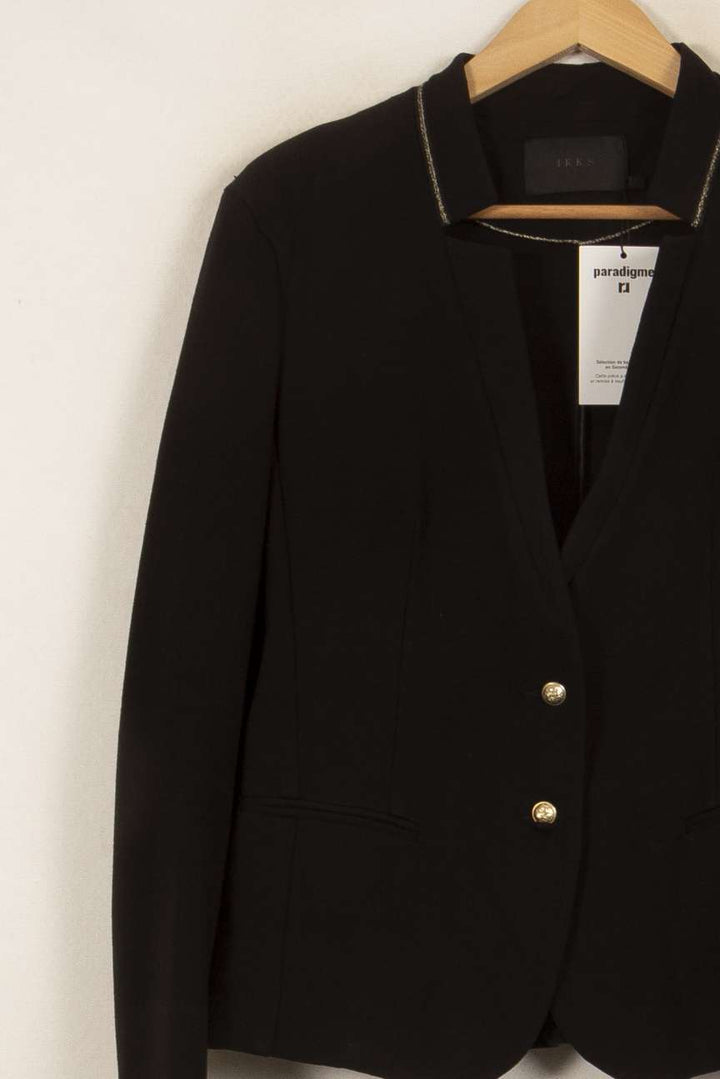 Veste Noire - Taille M/38 de la marque IKKS | PARAD37301 - Vendu par Paradigme - Image 3