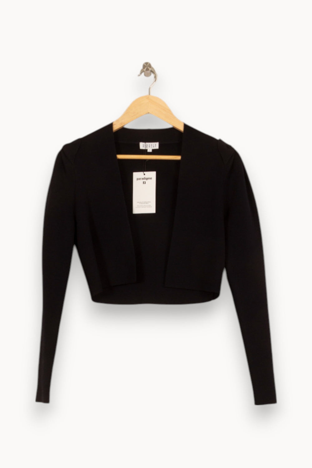 Boléro Noir - Taille S/36 de la marque Claudie Pierlot | PARAD37306 - Vendu par Paradigme - Image 2
