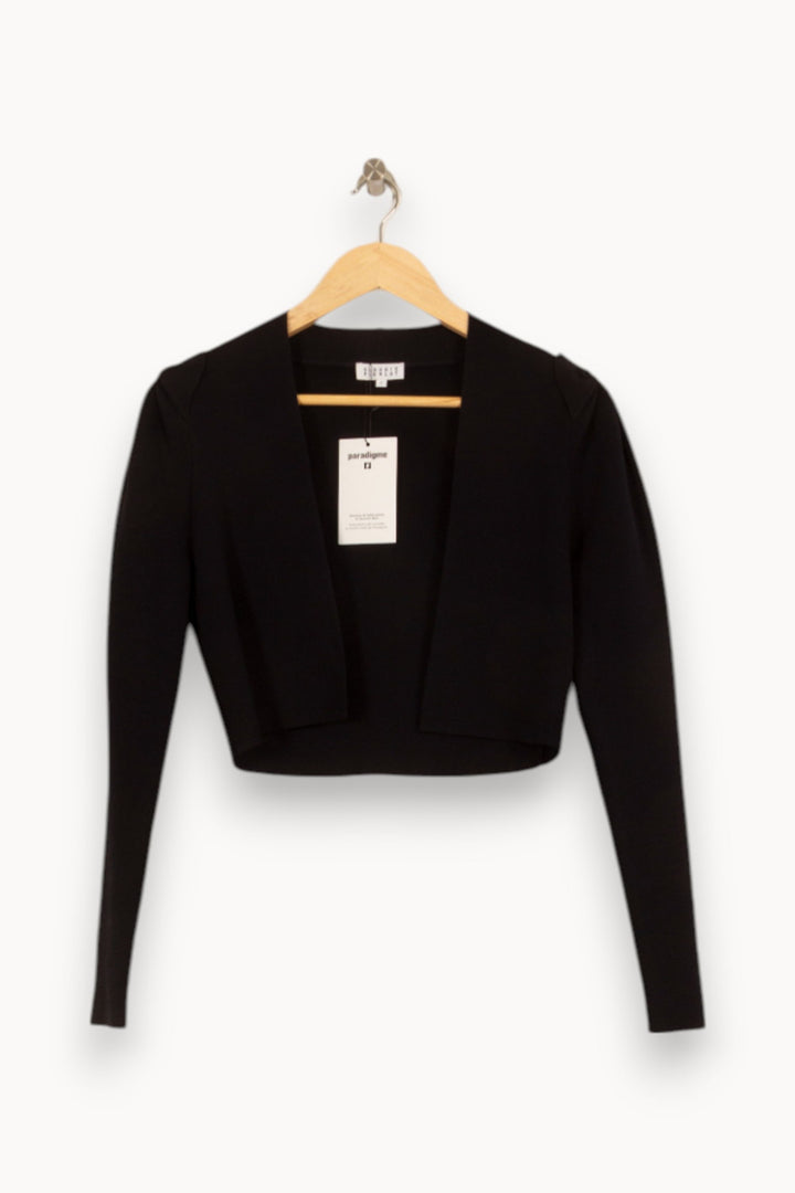 Boléro Noir - Taille S/36 de la marque Claudie Pierlot | PARAD37306 - Vendu par Paradigme - Image 2
