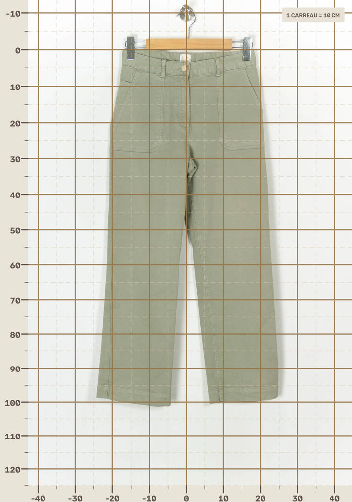 Jean Vert pâle - Taille M/38 de la marque Des petits hauts | PARAD37319 - Vendu par Paradigme - Image 4