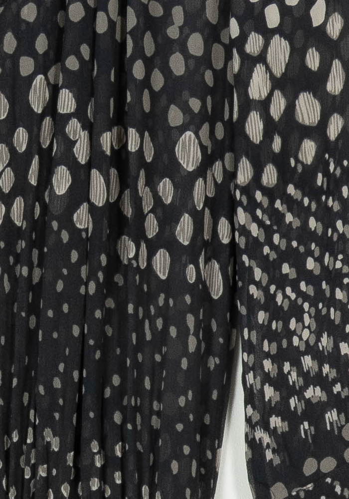Robe Longue Noire et Blanche - Taille XS/34 de la marque ba&sh | PARAD37331 - Vendu par Paradigme - Image 3