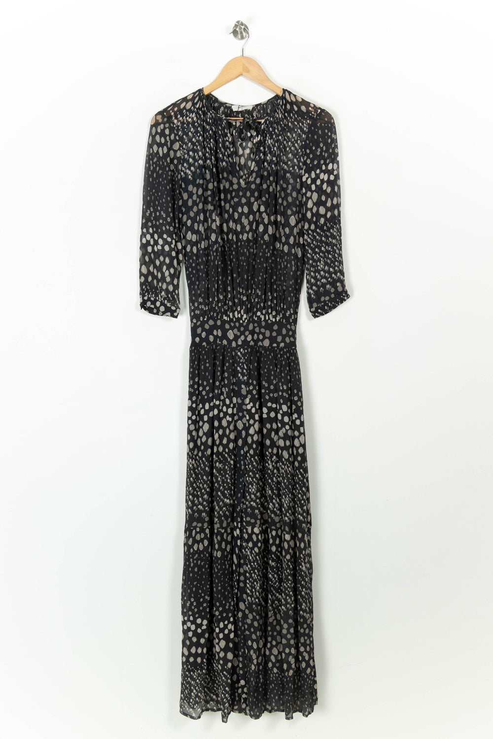 Robe Longue Noire et Blanche - Taille XS/34 de la marque ba&sh | PARAD37331 - Vendu par Paradigme - Image 2