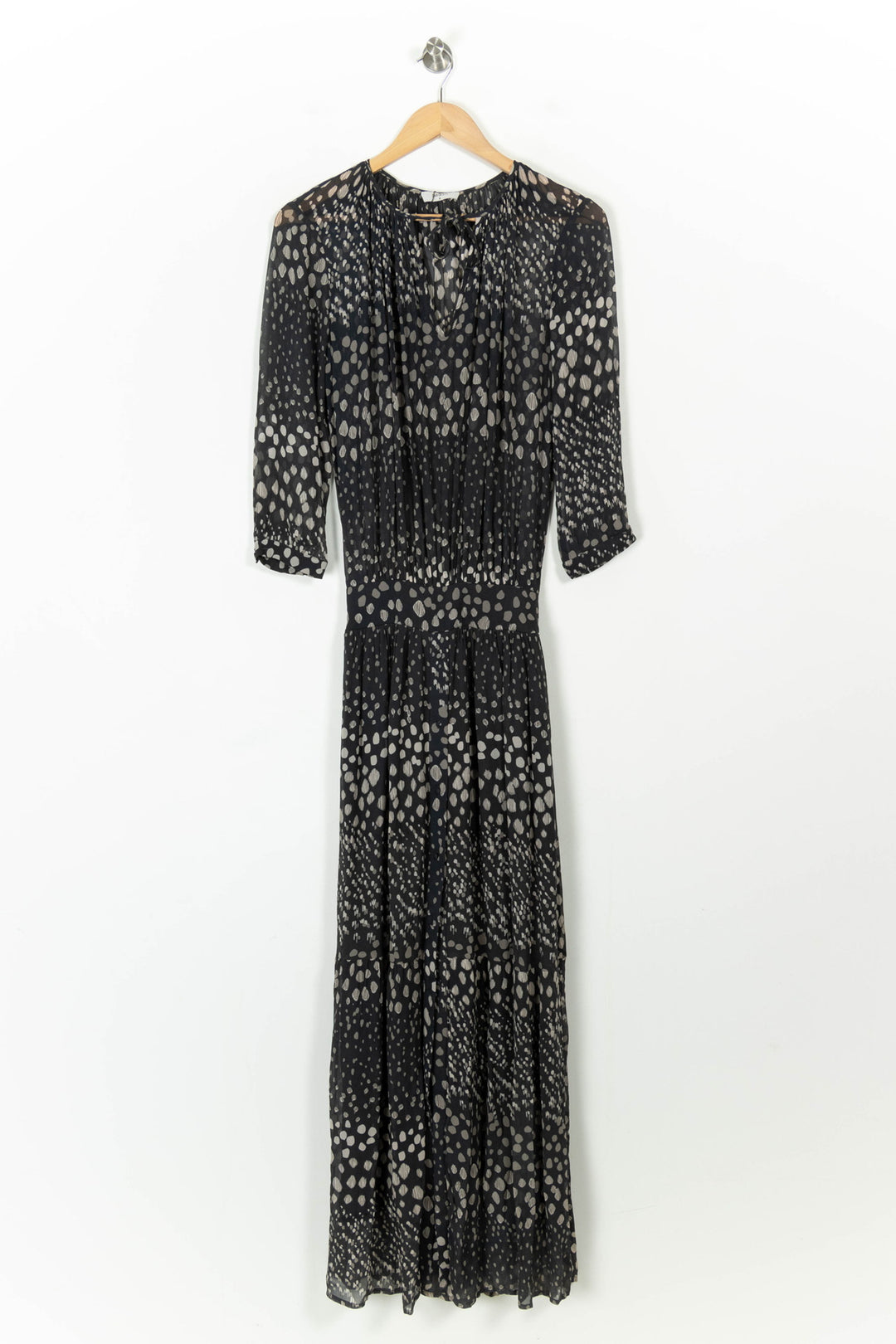 Robe Longue Noire et Blanche - Taille XS/34 de la marque ba&sh | PARAD37331 - Vendu par Paradigme - Image 2