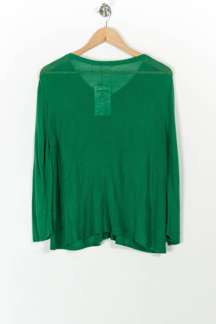 Cardigan Vert - Taille M/38 de la marque American Vintage | PARAD37338 - Vendu par Paradigme - Image 4