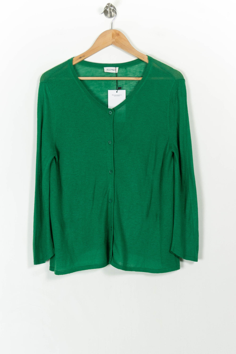 Cardigan Vert - Taille M/38 de la marque American Vintage | PARAD37338 - Vendu par Paradigme - Image 2