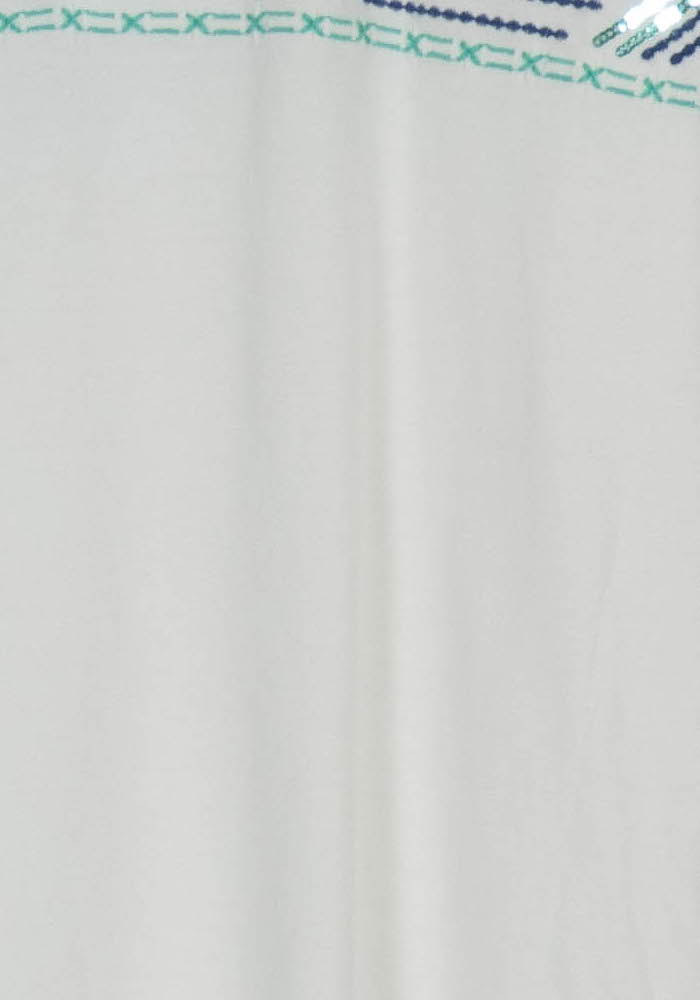 T-shirt Blanc et Bleu - Taille S/36 de la marque Caroll | PARAD37348 - Vendu par Paradigme - Image 3