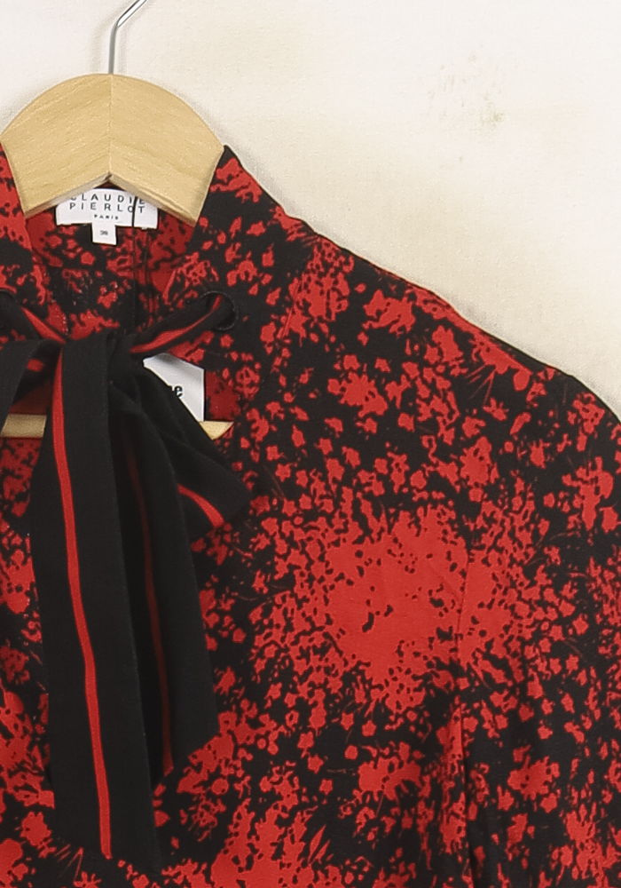 Blouse Rouge et Noire - Taille M/38 de la marque Claudie Pierlot | PARAD37353 - Vendu par Paradigme - Image 3