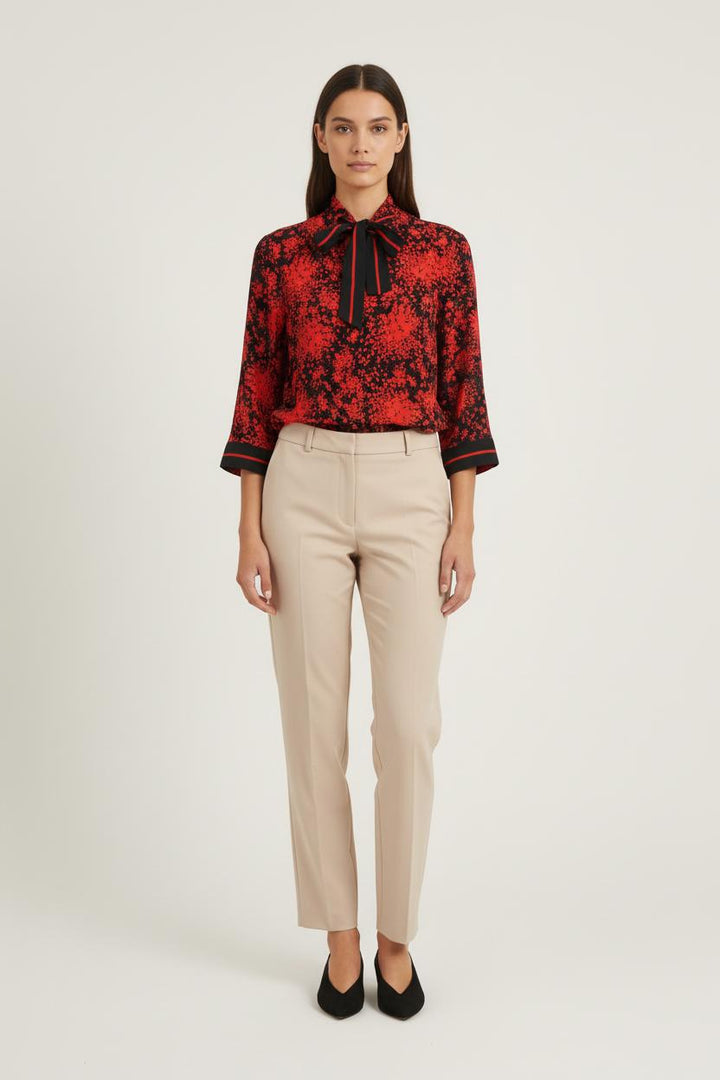 Blouse Rouge et Noire - Taille M/38 de la marque Claudie Pierlot | PARAD37353 - Vendu par Paradigme - Image 1