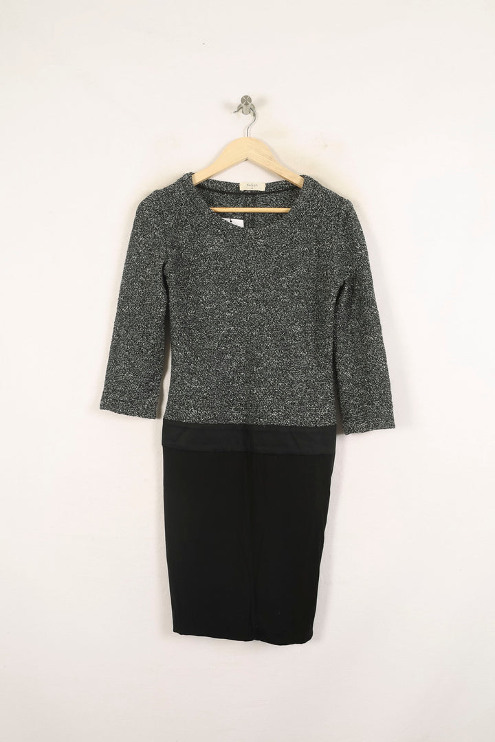 Robe Courte Noire et Grise - Taille XS/34 de la marque ba&sh | PARAD37363 - Vendu par Paradigme - Image 2