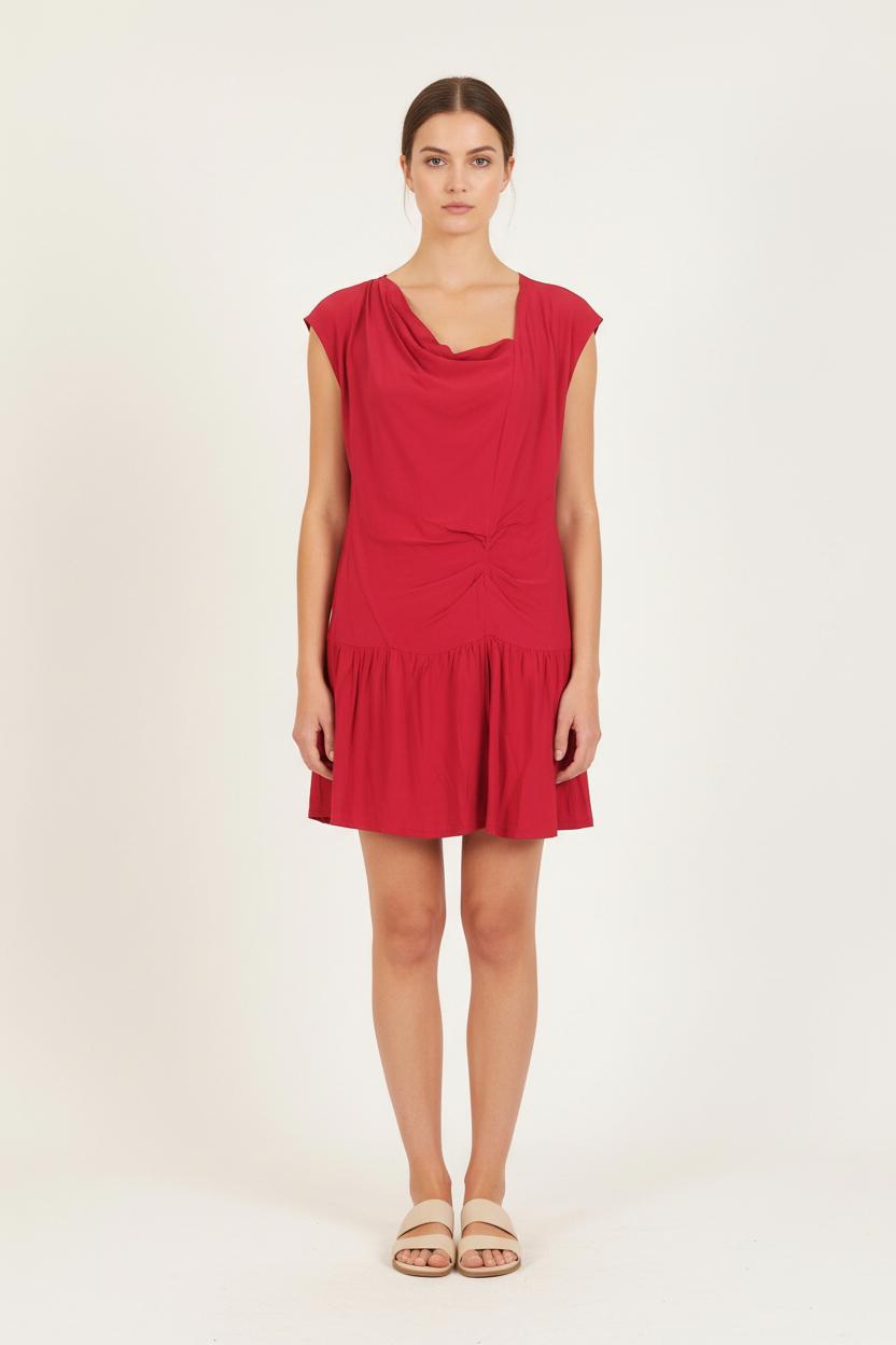 Robe Courte Rouge - Taille M/38 de la marque Comptoir des Cotonniers | PARAD37364 - Vendu par Paradigme - Image 1