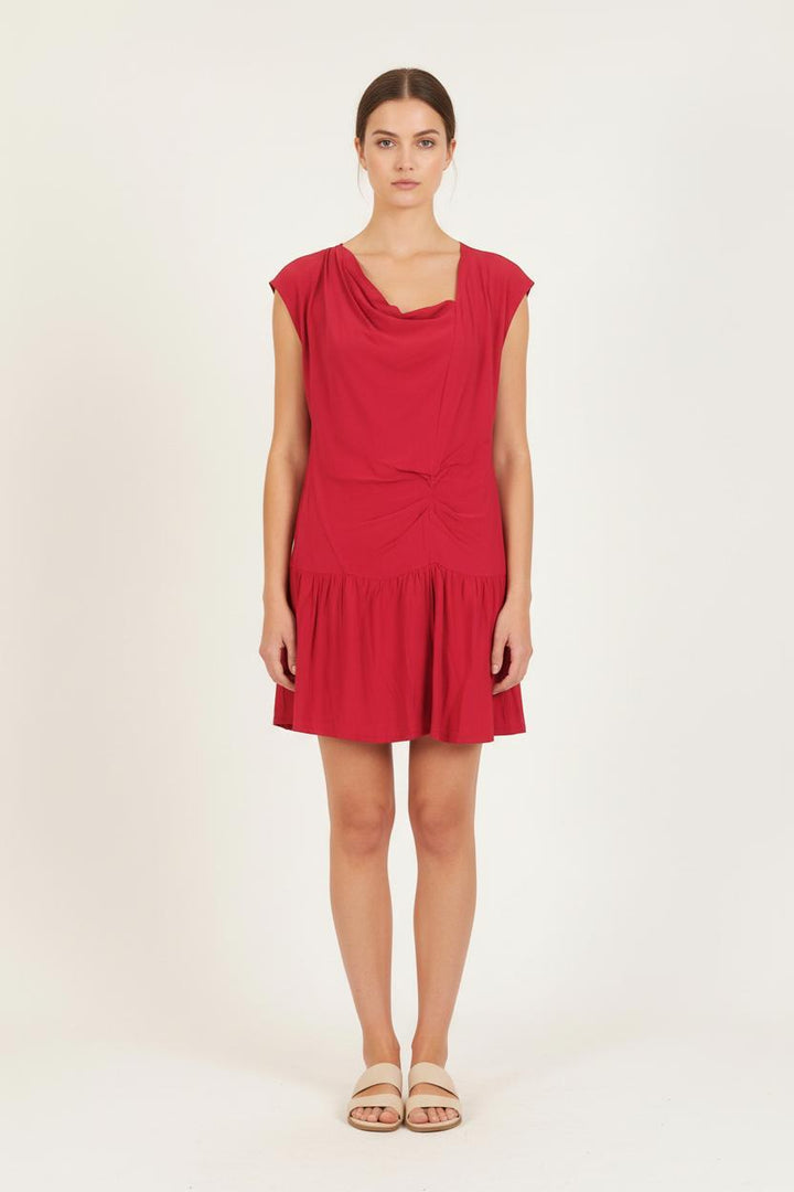 Robe Courte Rouge - Taille M/38 de la marque Comptoir des Cotonniers | PARAD37364 - Vendu par Paradigme - Image 1