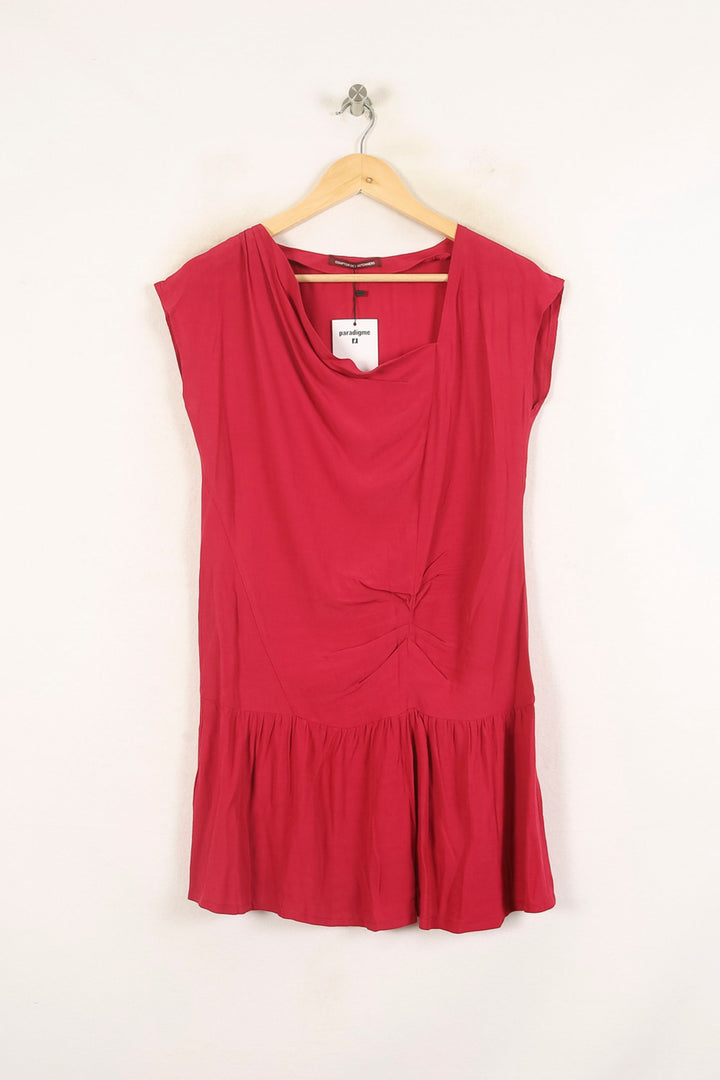 Robe Courte Rouge - Taille M/38 de la marque Comptoir des Cotonniers | PARAD37364 - Vendu par Paradigme - Image 2